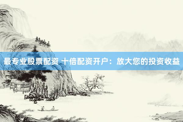 最专业股票配资 十倍配资开户：放大您的投资收益