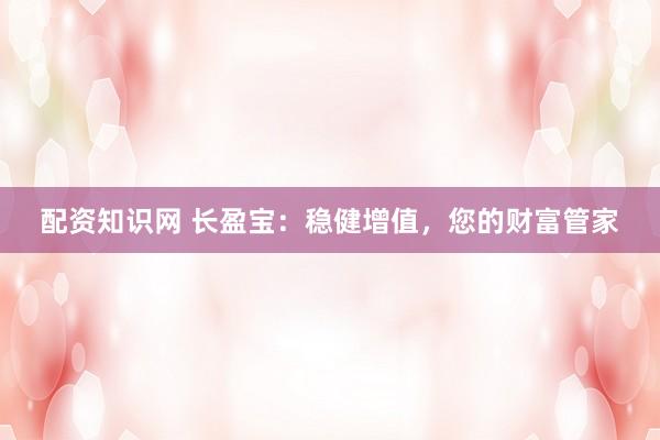 配资知识网 长盈宝：稳健增值，您的财富管家